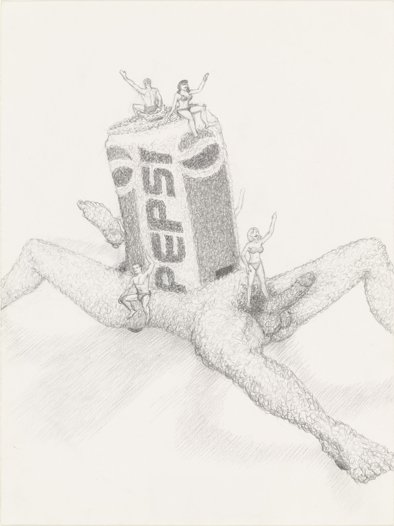 Dream Object ( I was drawing a Pepsi sex float...)