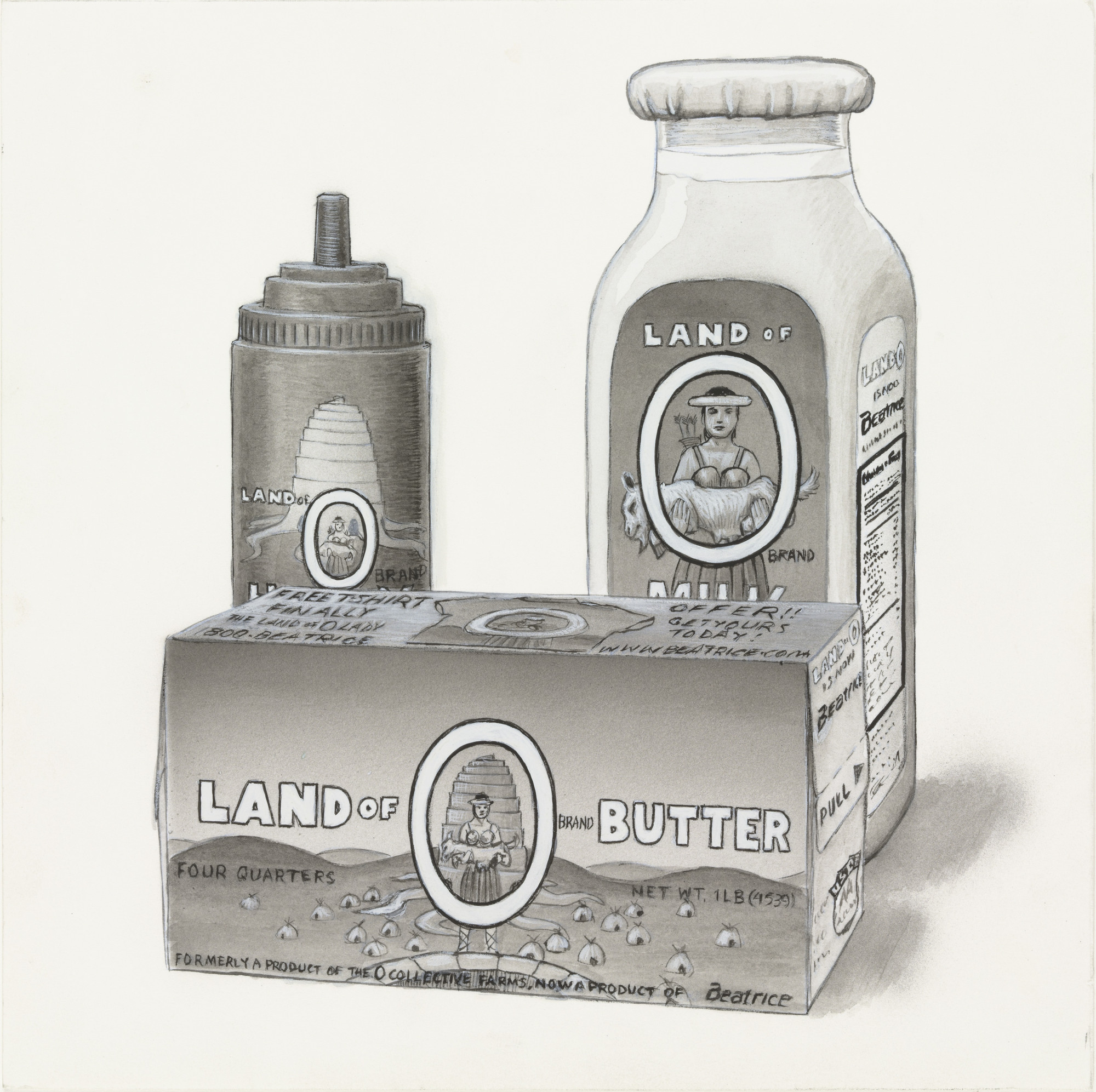 Jim Shaw. Land of Butter