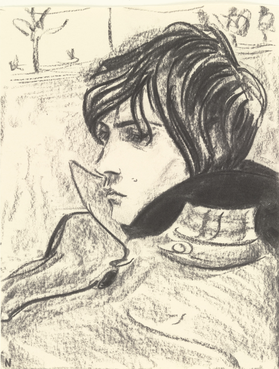 Elizabeth Peyton. Nick (Poquatuck Park). (2003) | MoMA