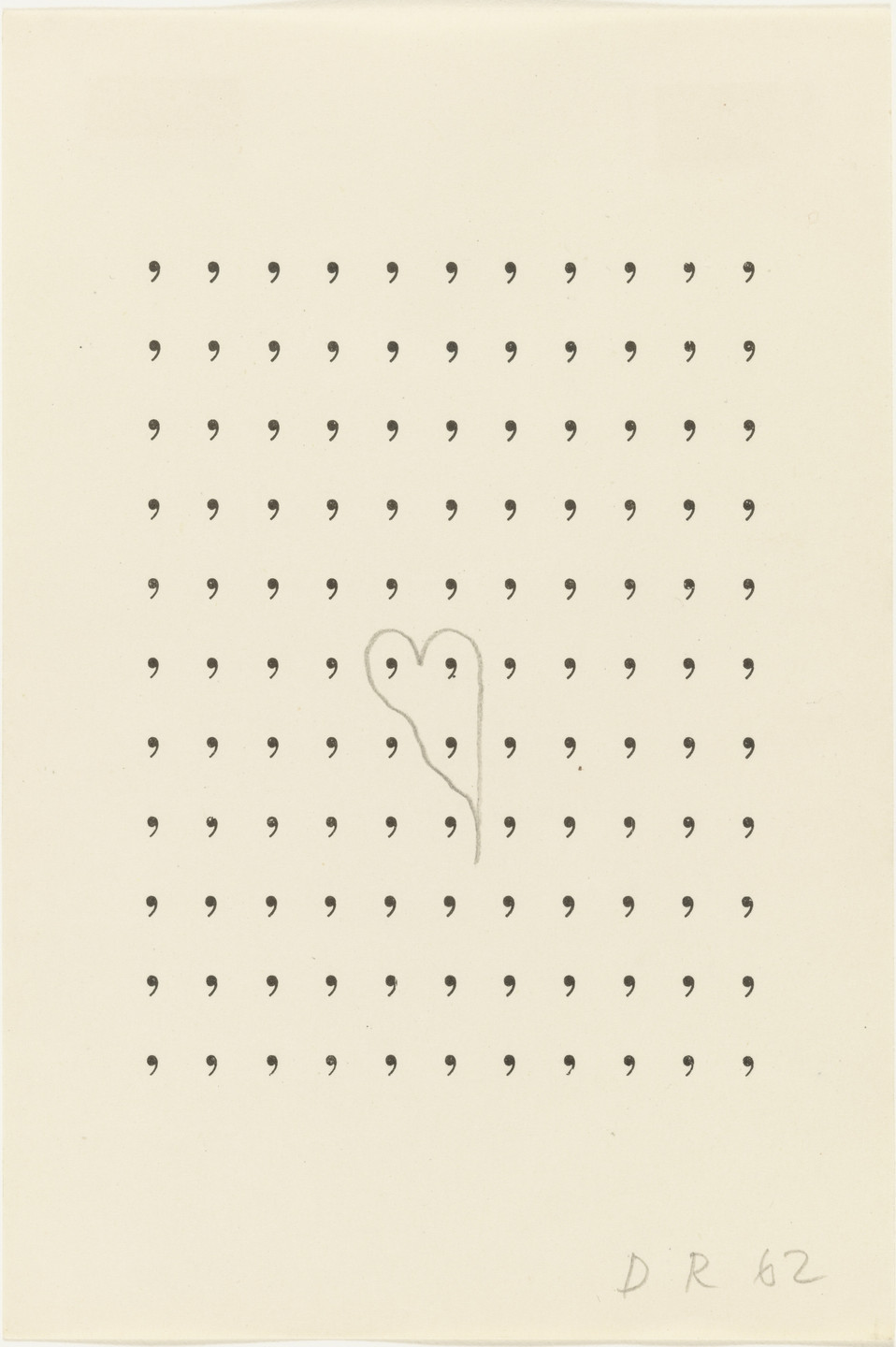 Dieter Roth. Stupidogramm (Stupidogram). 1962