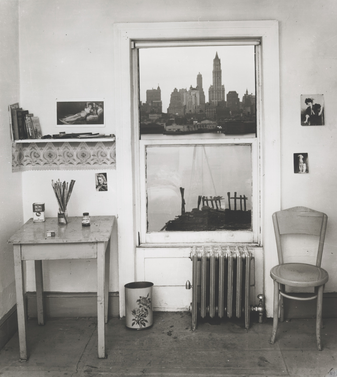Rudy Burckhardt. A View From Brooklyn I. 1954