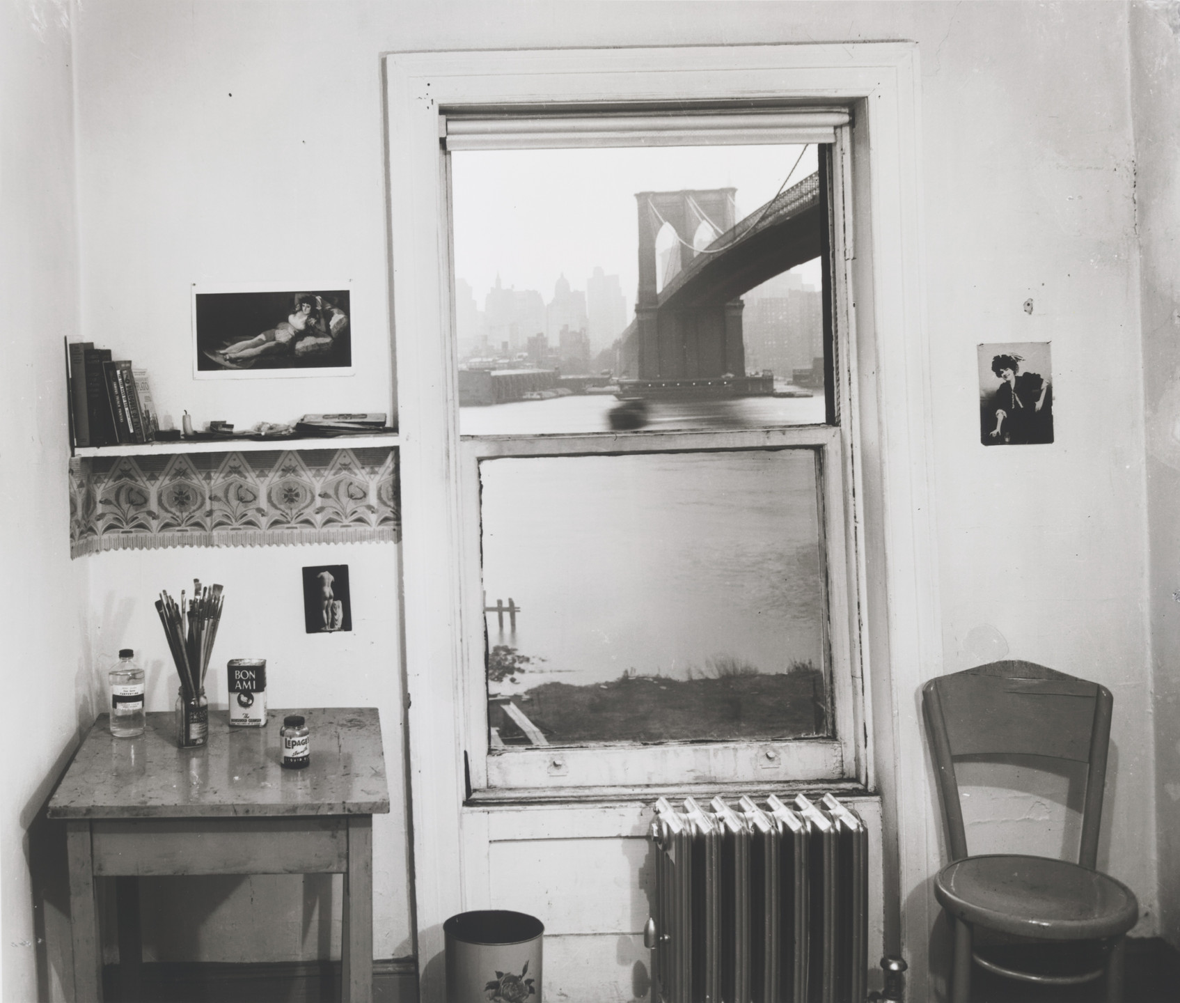 Rudy Burckhardt. A View From Brooklyn II. 1954