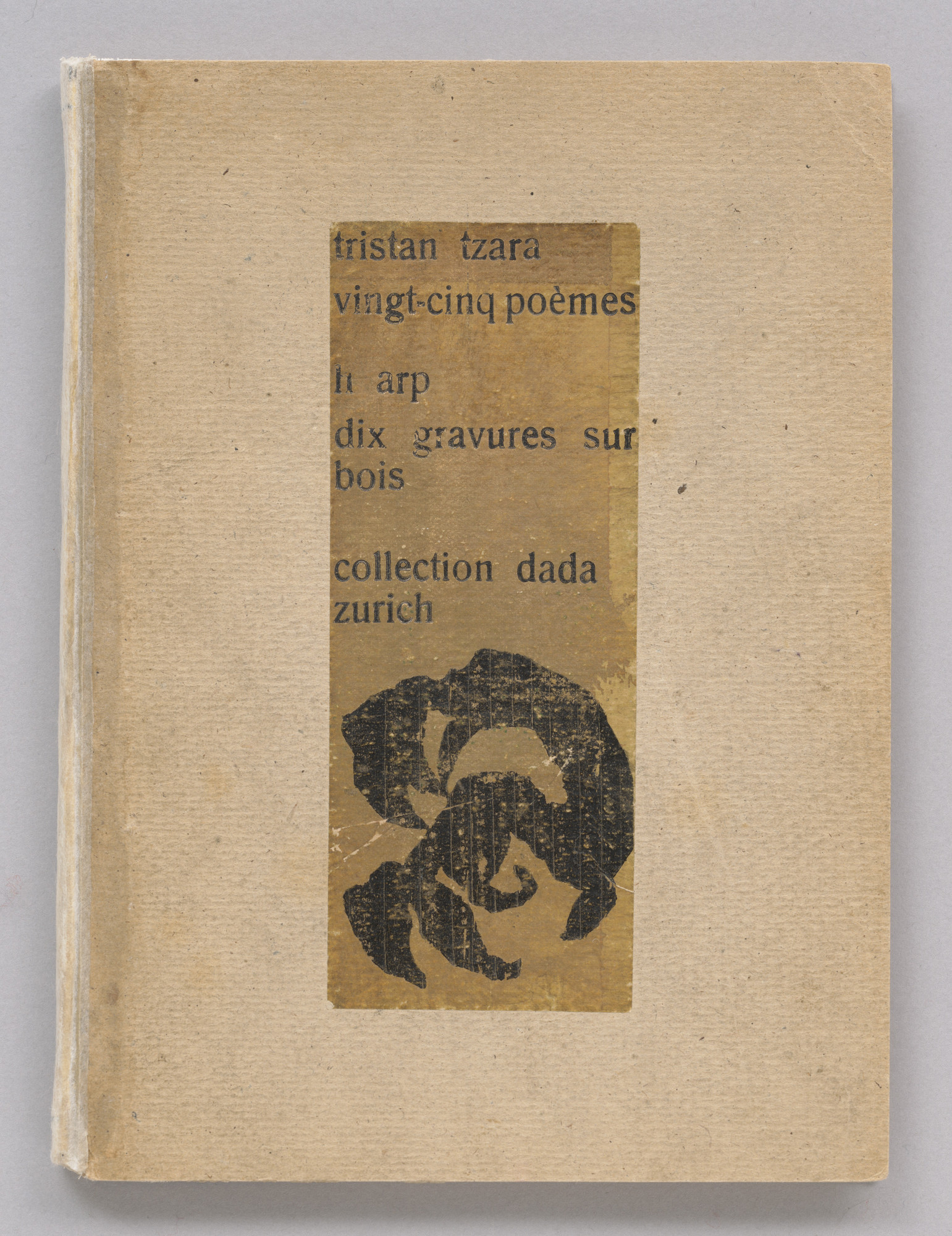 Jean (Hans) Arp. Cover from Twenty-five Poems ( Vingt-cinq poèmes )