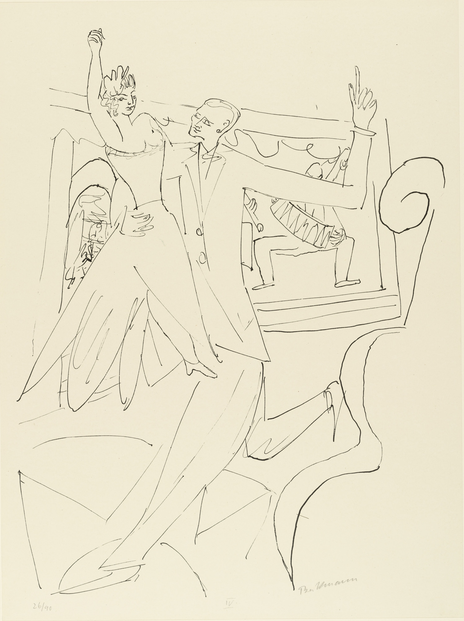 Max Beckmann. Tango from Day and Dream