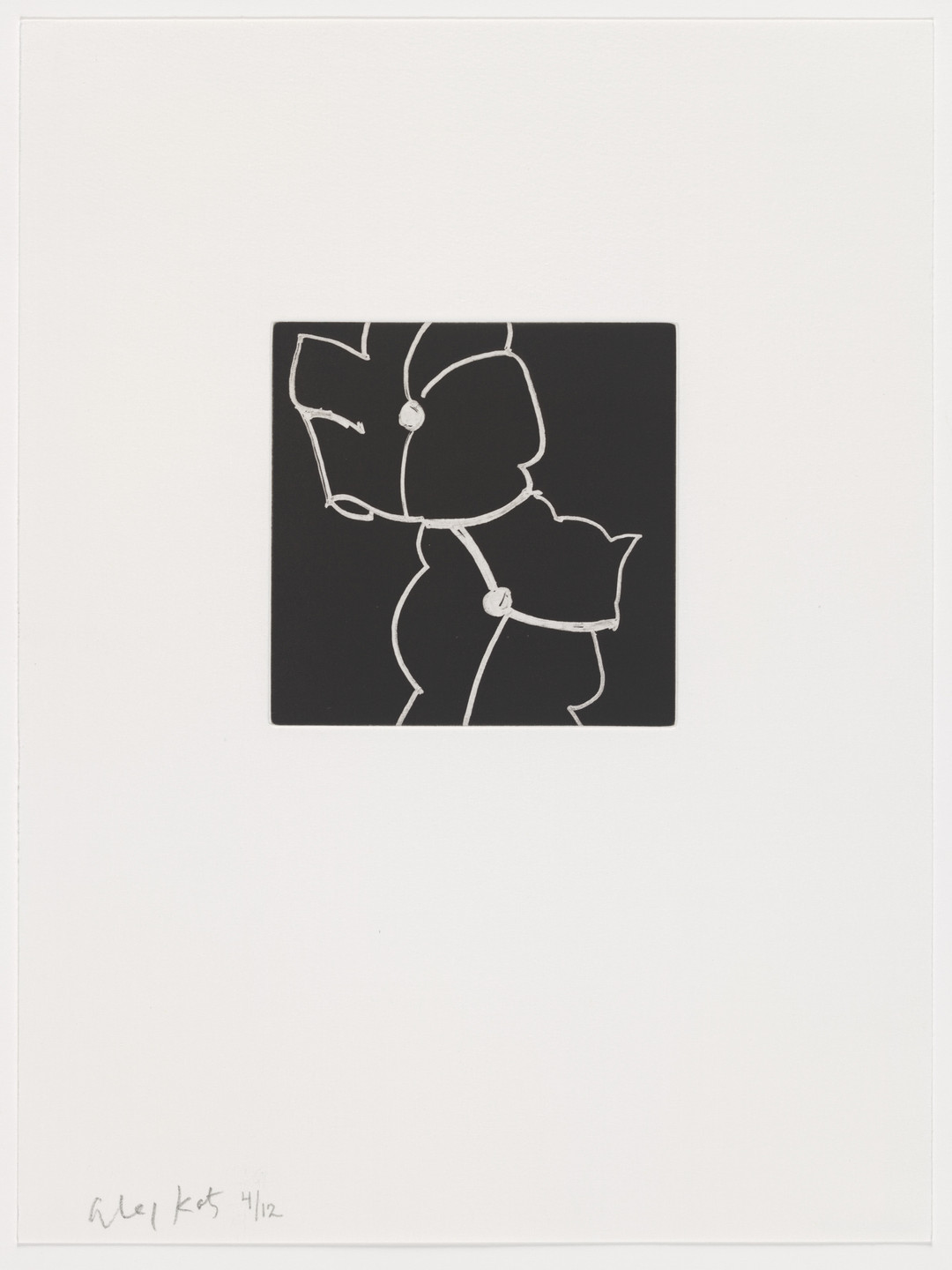 Alex Katz. Duplicate of plate (page 40) from Gloria. 2005