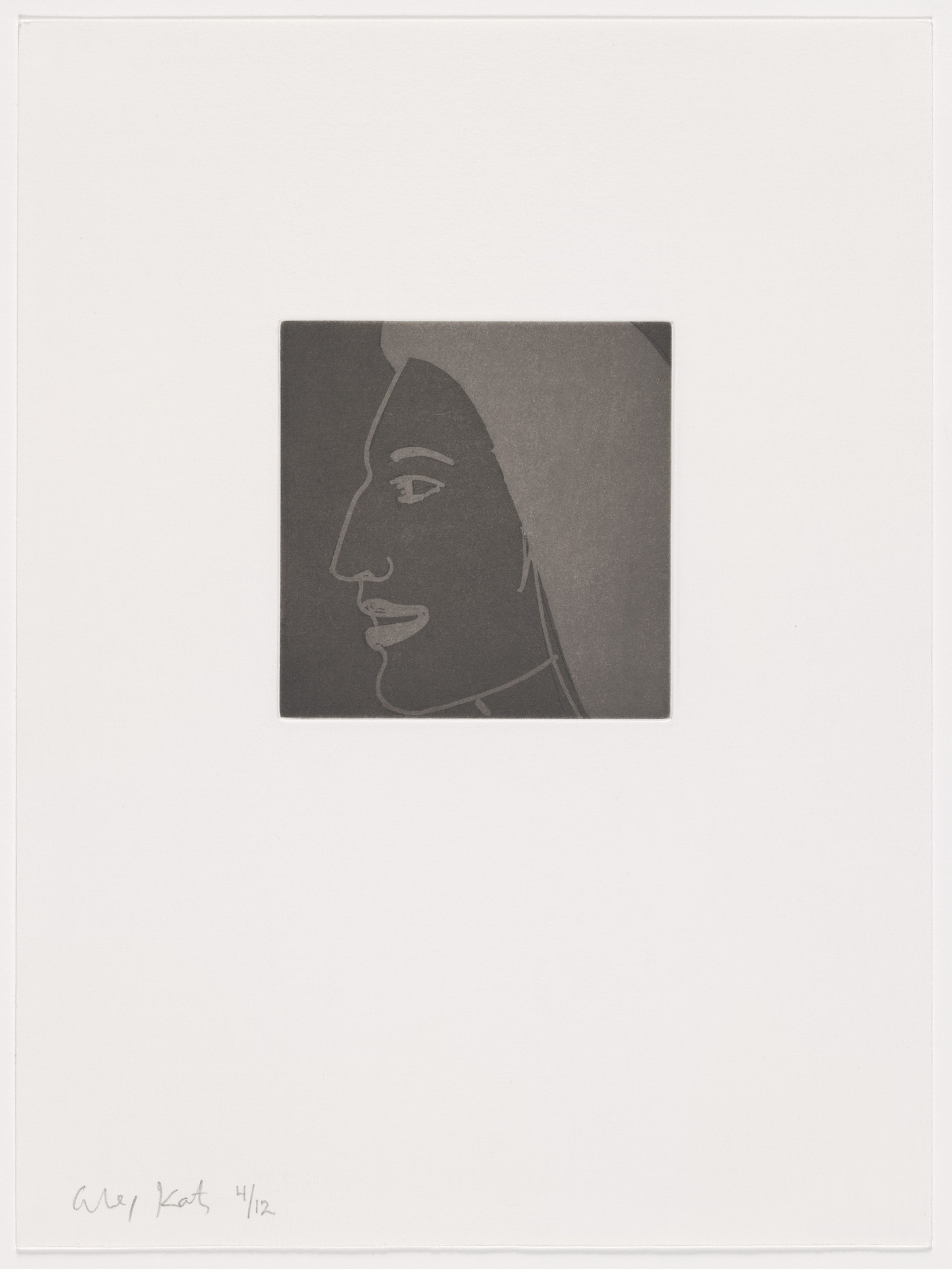 Alex Katz. Duplicate of plate (page 52) from Gloria