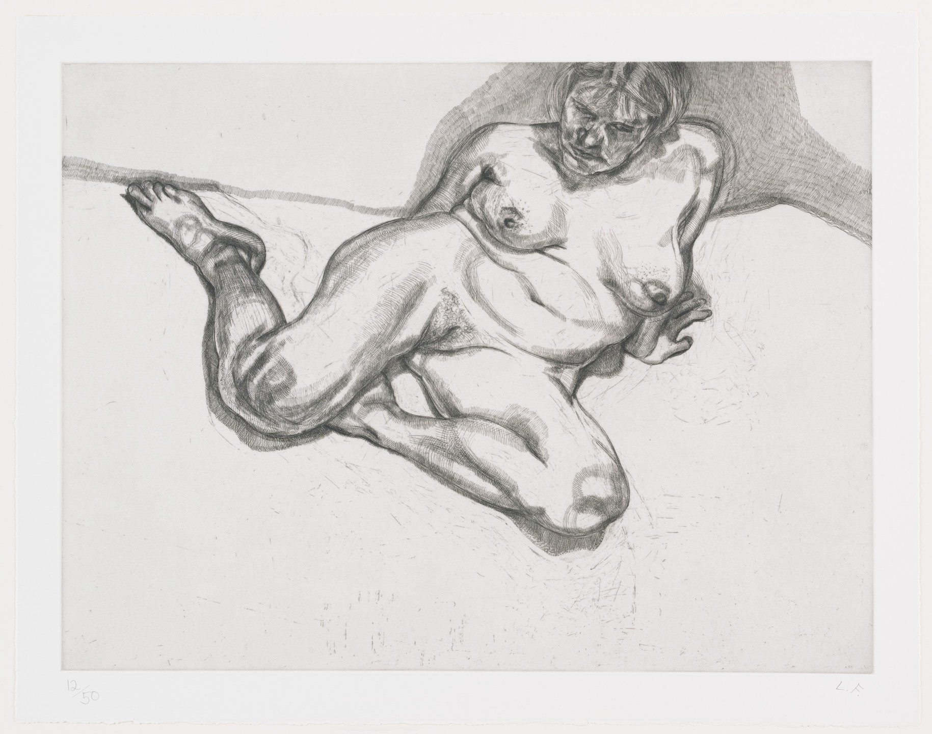 Lucian Freud. Girl Sitting. 1987