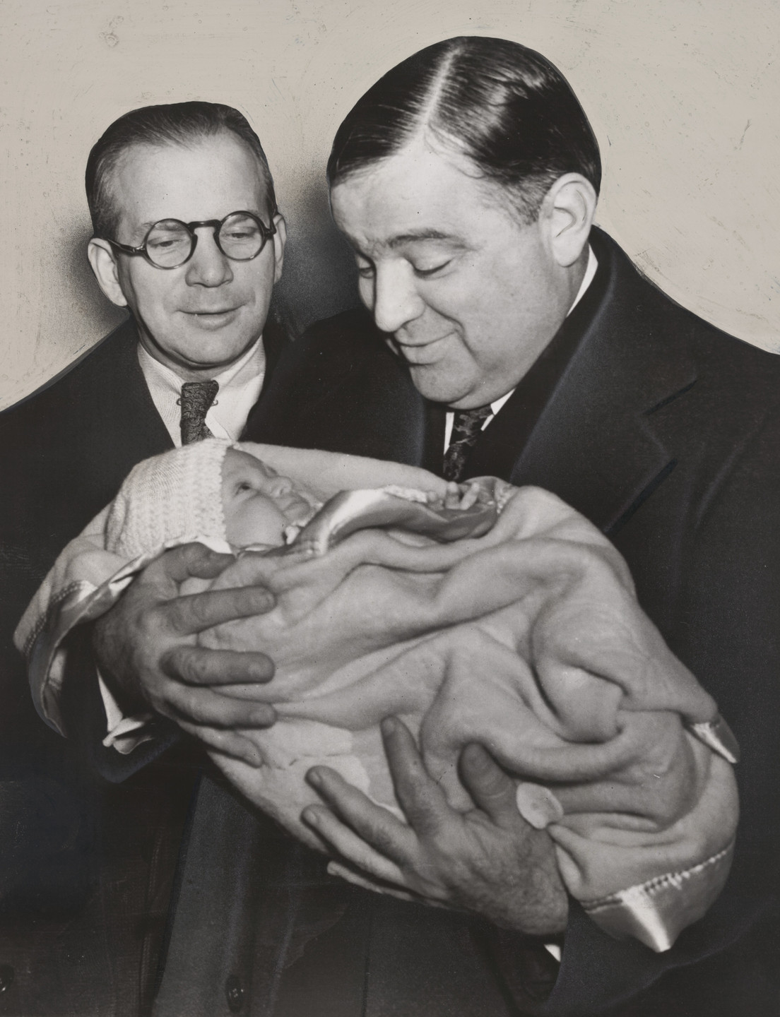 Times Wide World Photos. The Mayor and a Baby Exchange Smiles. December 8, 1938