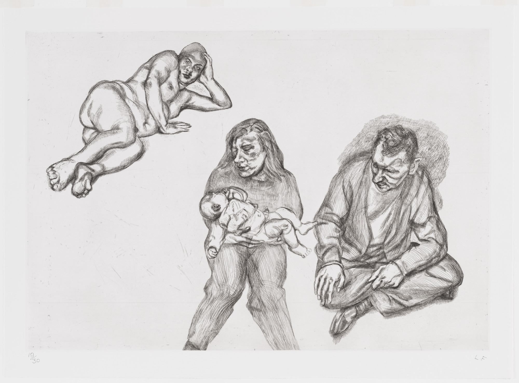 Lucian Freud. Four Figures