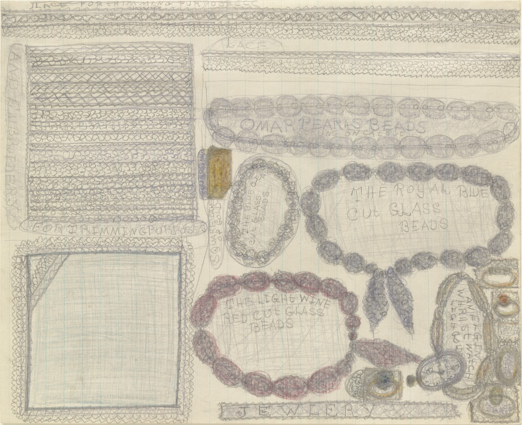 Pearl Blauvelt. Jewels and Lace. c. 1940