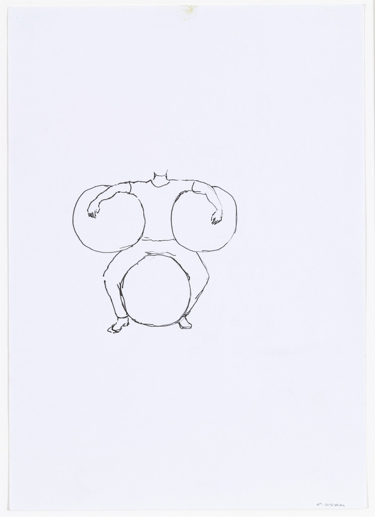 3 große Bälle, Erwin Wurm, 1998
