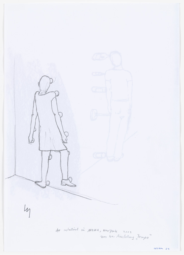 Untitled (recto) and The Discipline of Subjectivity (verso) from One Minute Sculptures