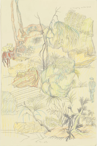 Untitled (study for Empty City)