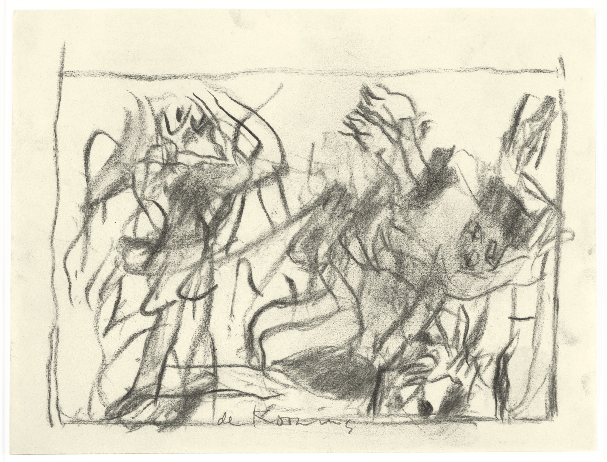 Willem de Kooning. Untitled