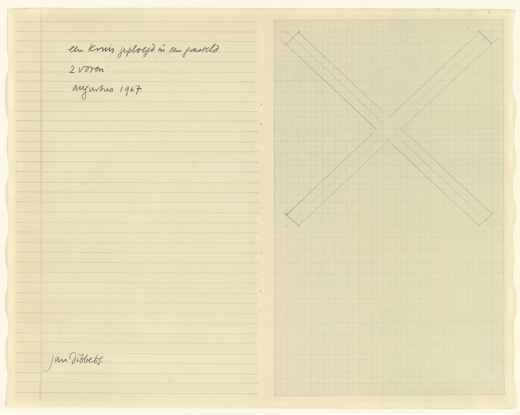 Jan Dibbets. Untitled. 1967