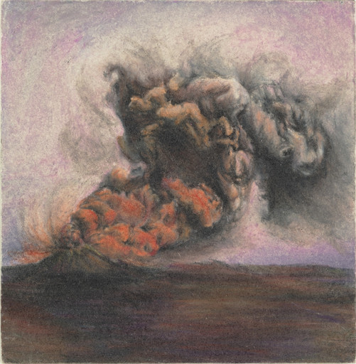 Untitled (Lavender Sky Volcano)