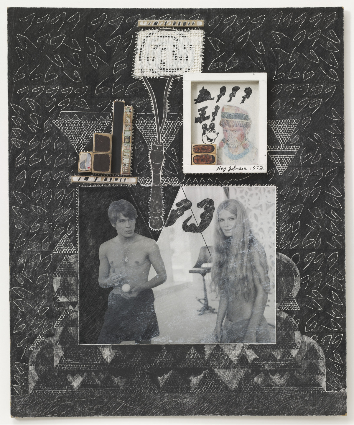 Ray Johnson. Diane Varsi&#39;s Mother&#39;s Potato Masher. 1972