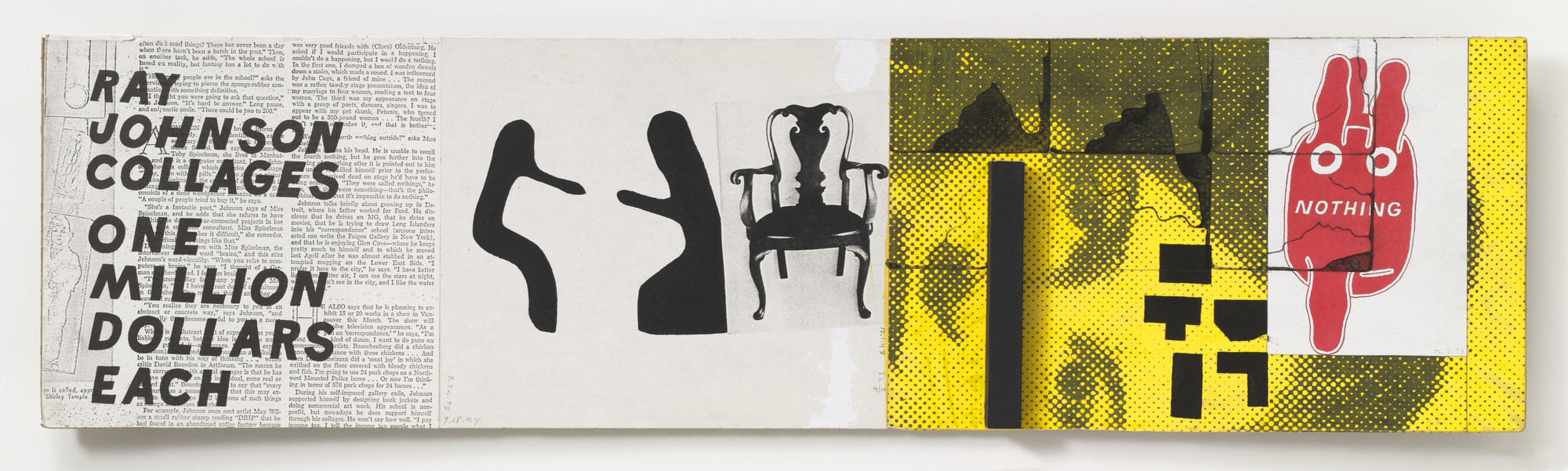 Ray Johnson. Untitled (Ray Johnson Collages One Million Dollars Each). 1993-94