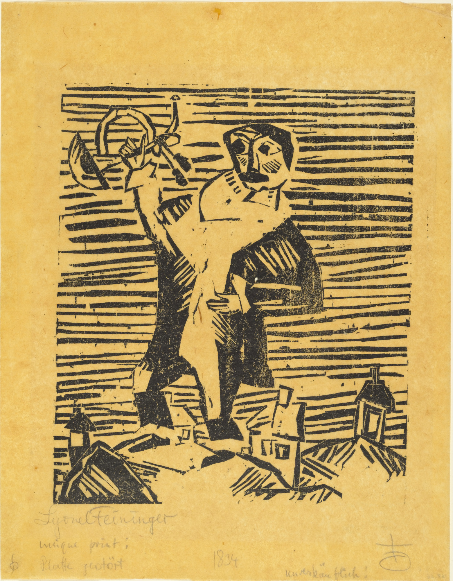 Lyonel Feininger. Trumpeter (Trompeter)