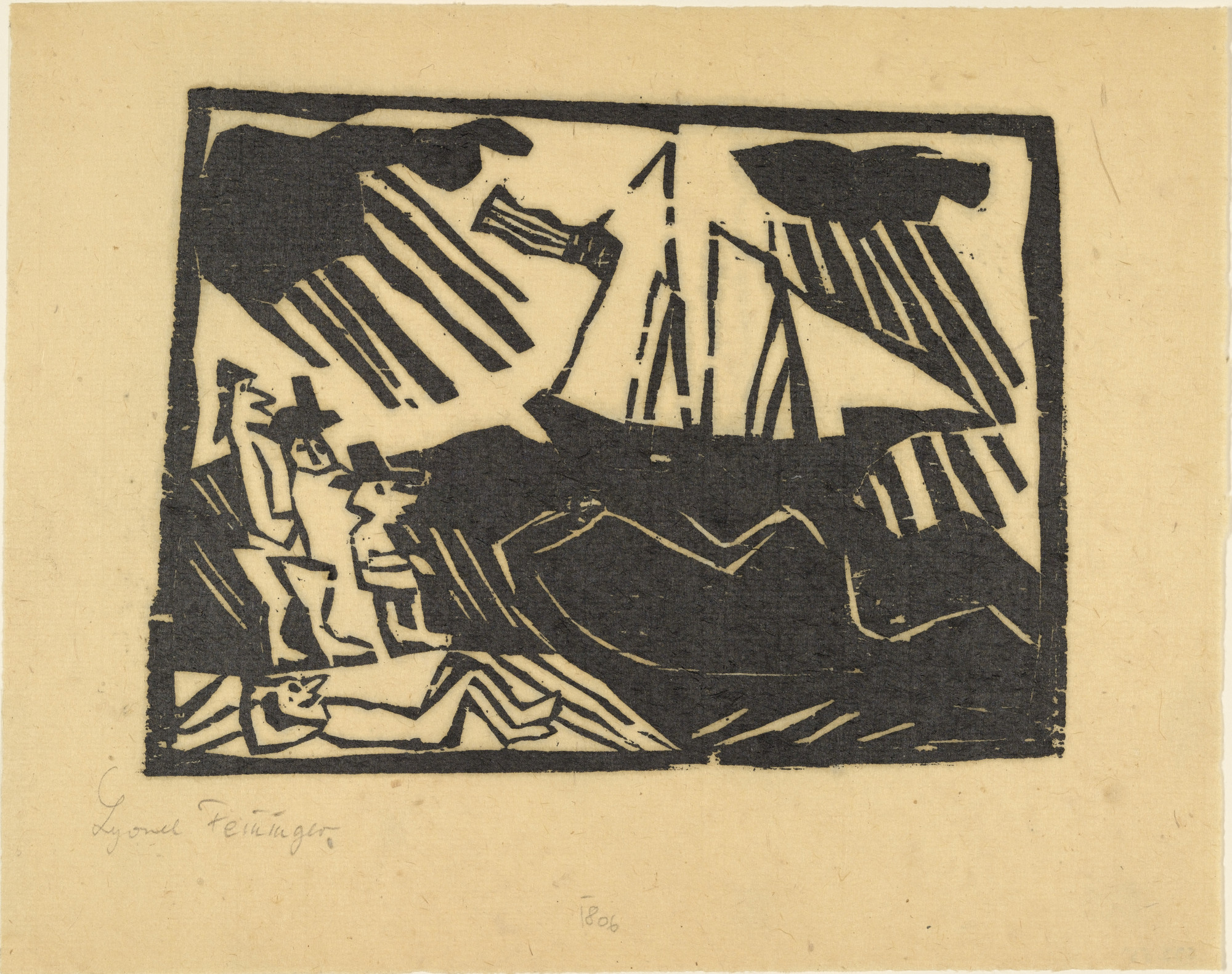 Lyonel Feininger. The Yacht Race (Wettsegeln)