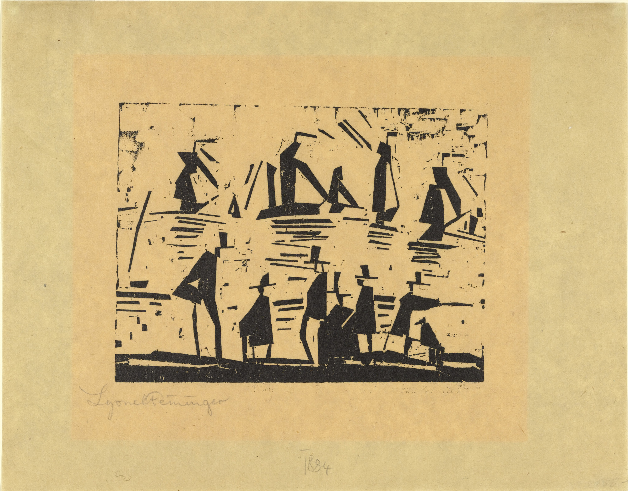 Lyonel Feininger. Fishing Boats