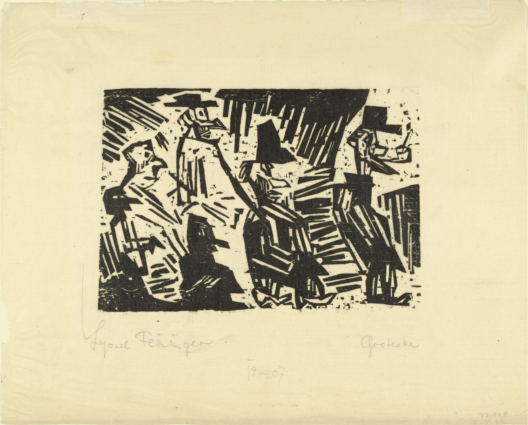 Lyonel Feininger. Old Shellbacks (Alte Seebären)