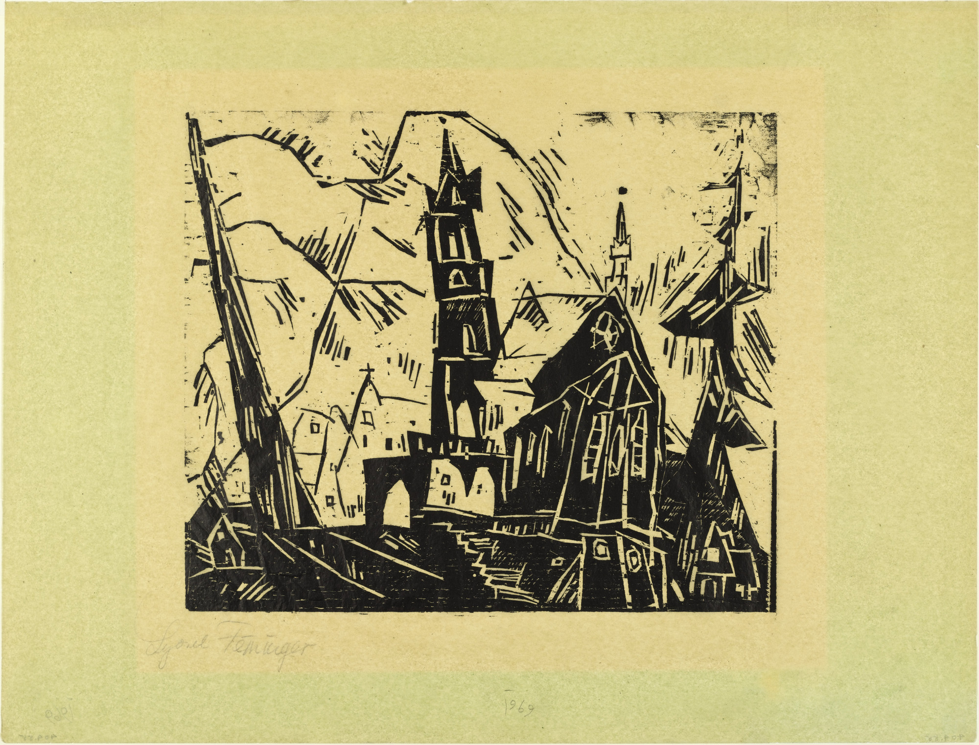 Lyonel Feininger. Church (Kirche)
