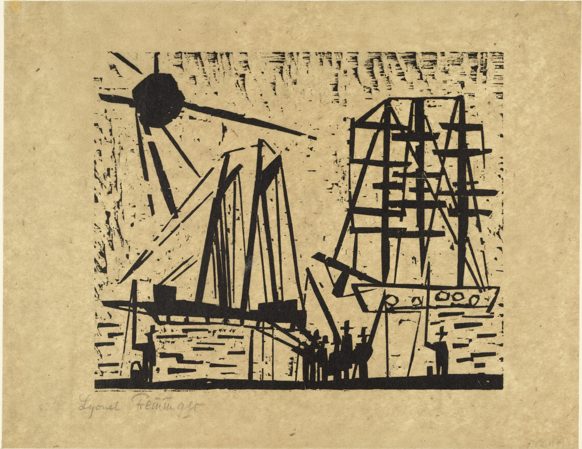 Lyonel Feininger. Anglers (Angler)