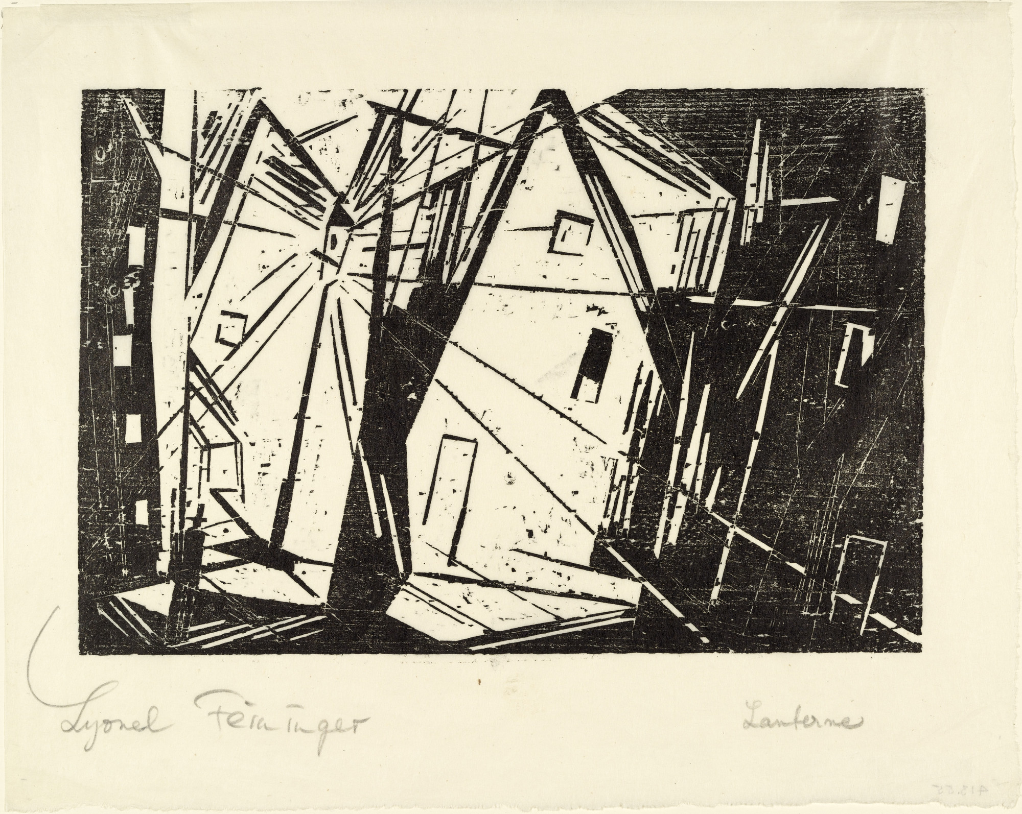 Lyonel Feininger. Street Lantern (Die Laterne)