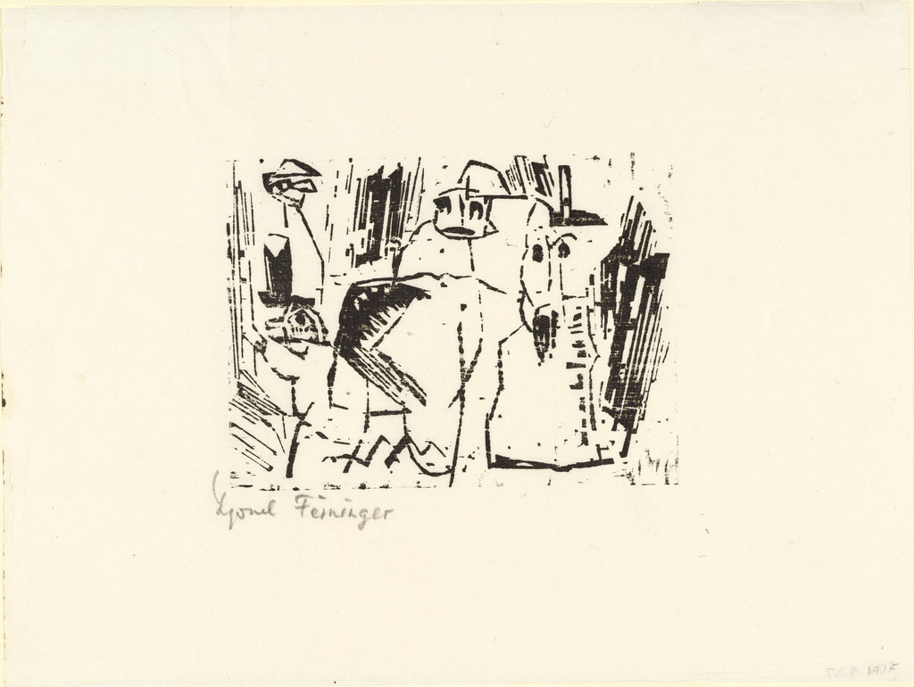 Ghosts from Ten Woodcuts by Lyonel Feininger