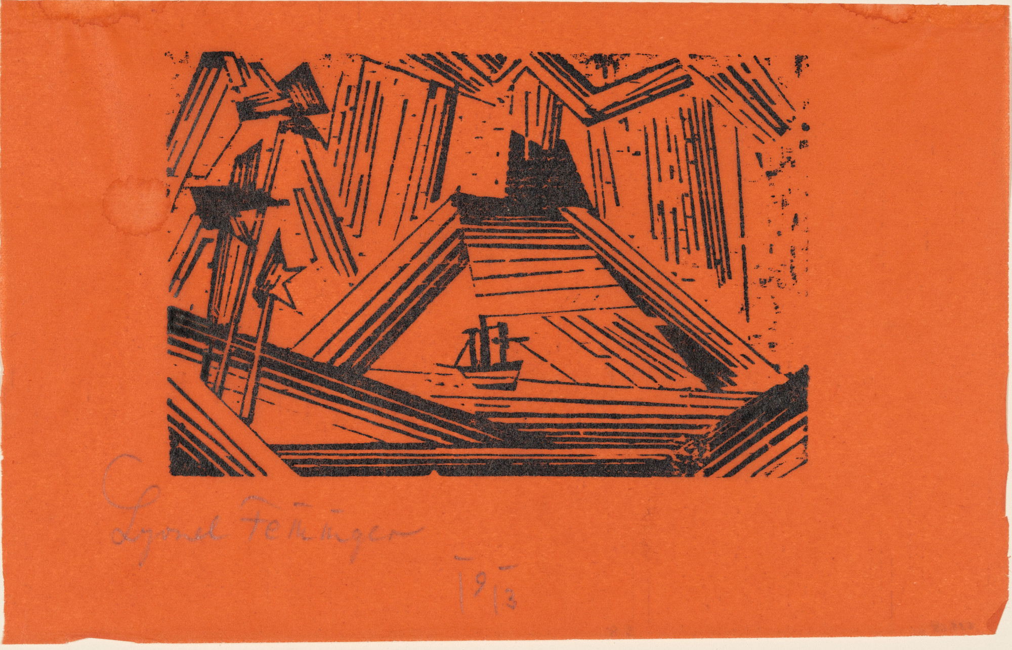 Lyonel Feininger. Volcano (Vulkan)
