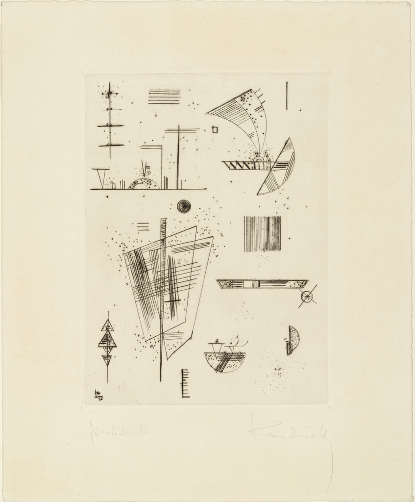 First Etching for Éditions "Cahiers d'Art" (Erste Radierung für die Éditions "Cahiers d'Art")