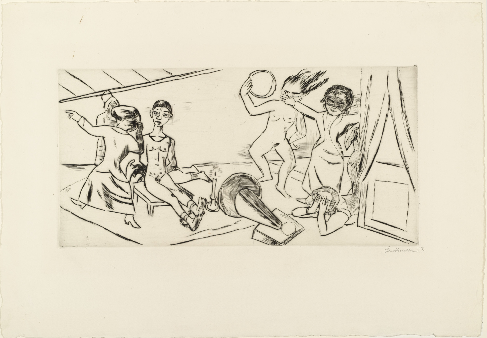 Max Beckmann. Dream II (Der Traum II). (1924, dated 1923)