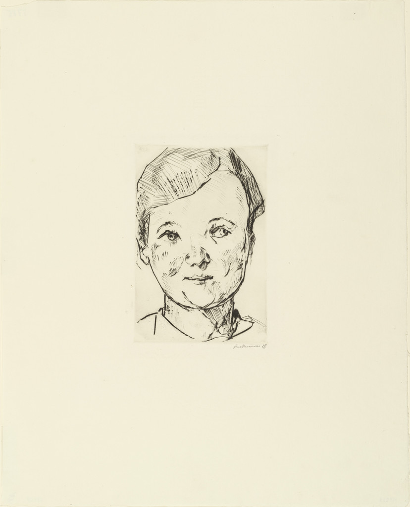 Klara, Max Beckmann, (1917, dated 1918, published 1918)