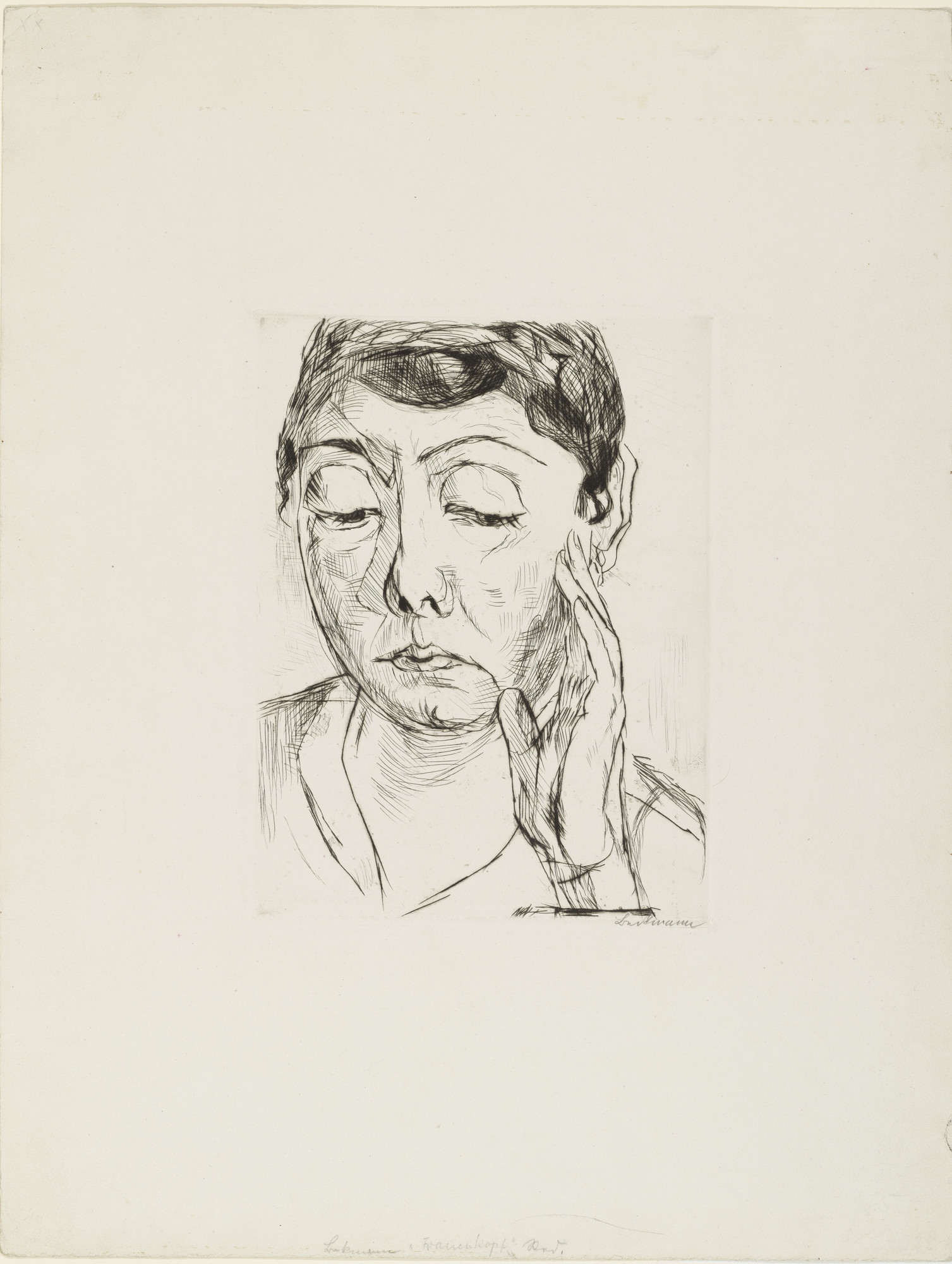 Max Beckmann. Model