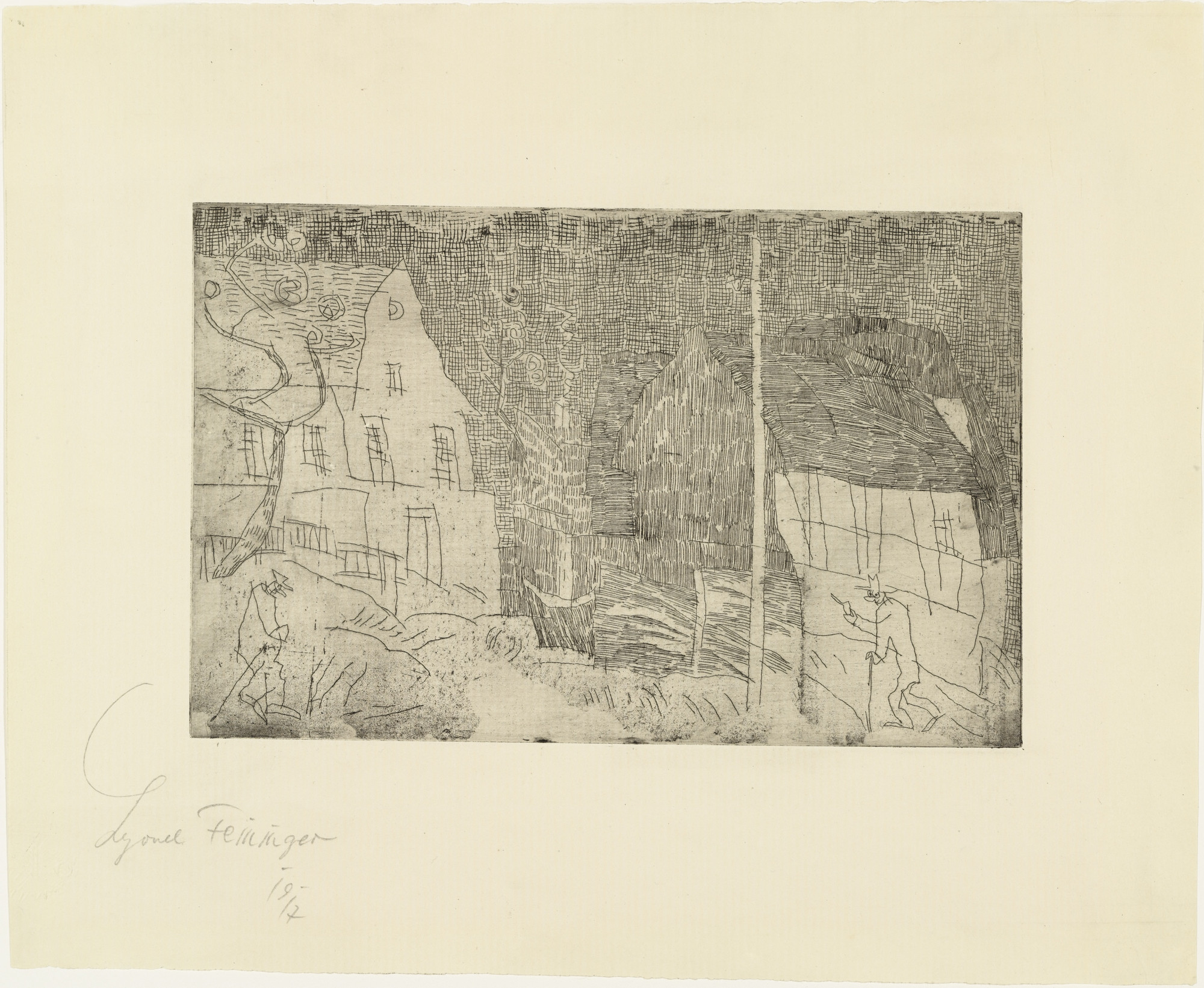 Lyonel Feininger. The Evening Greeting (Abendgruss)