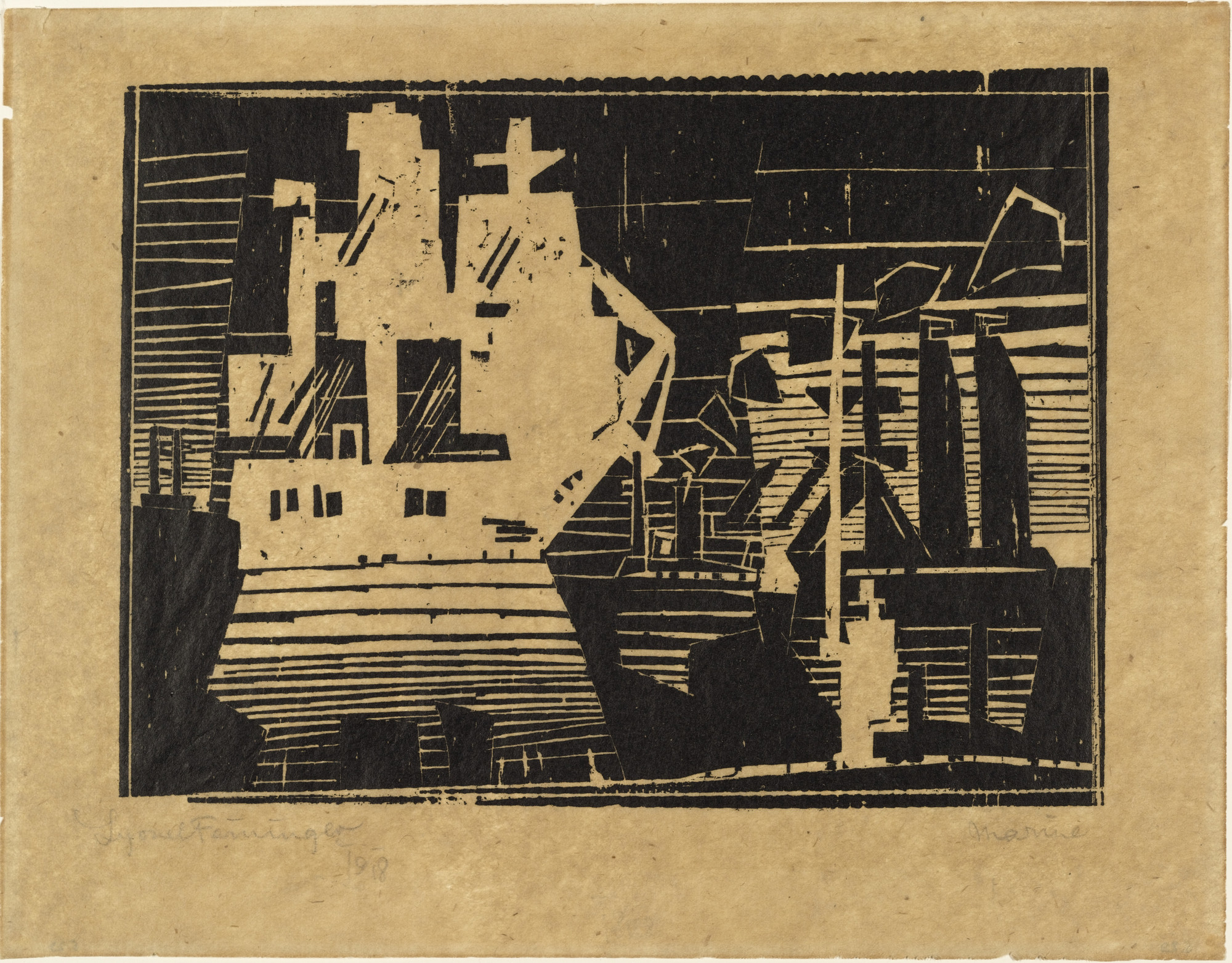 Lyonel Feininger. Marine