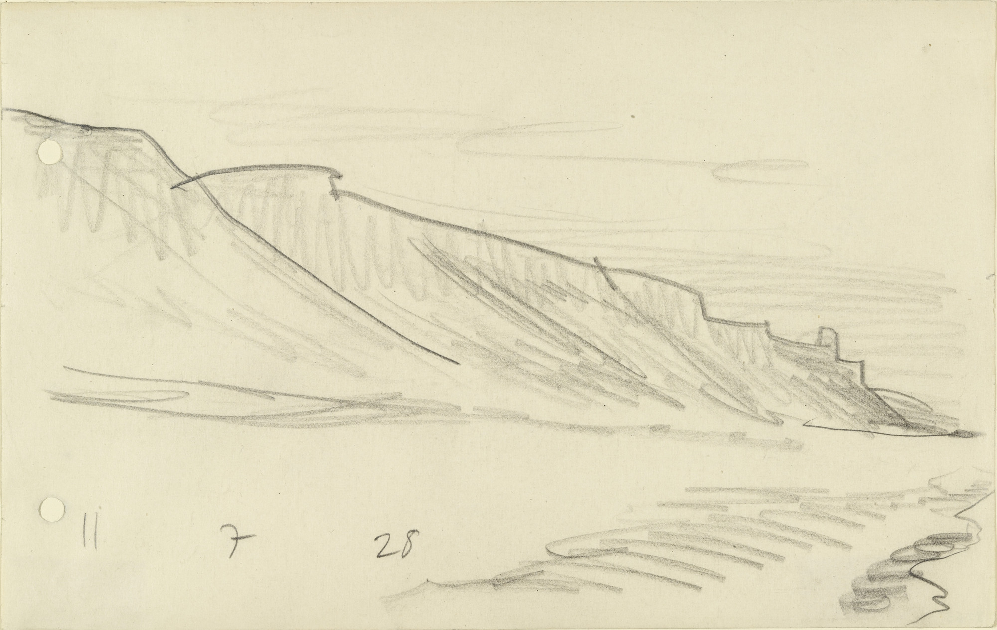 Lyonel Feininger. Cliffs and Sea