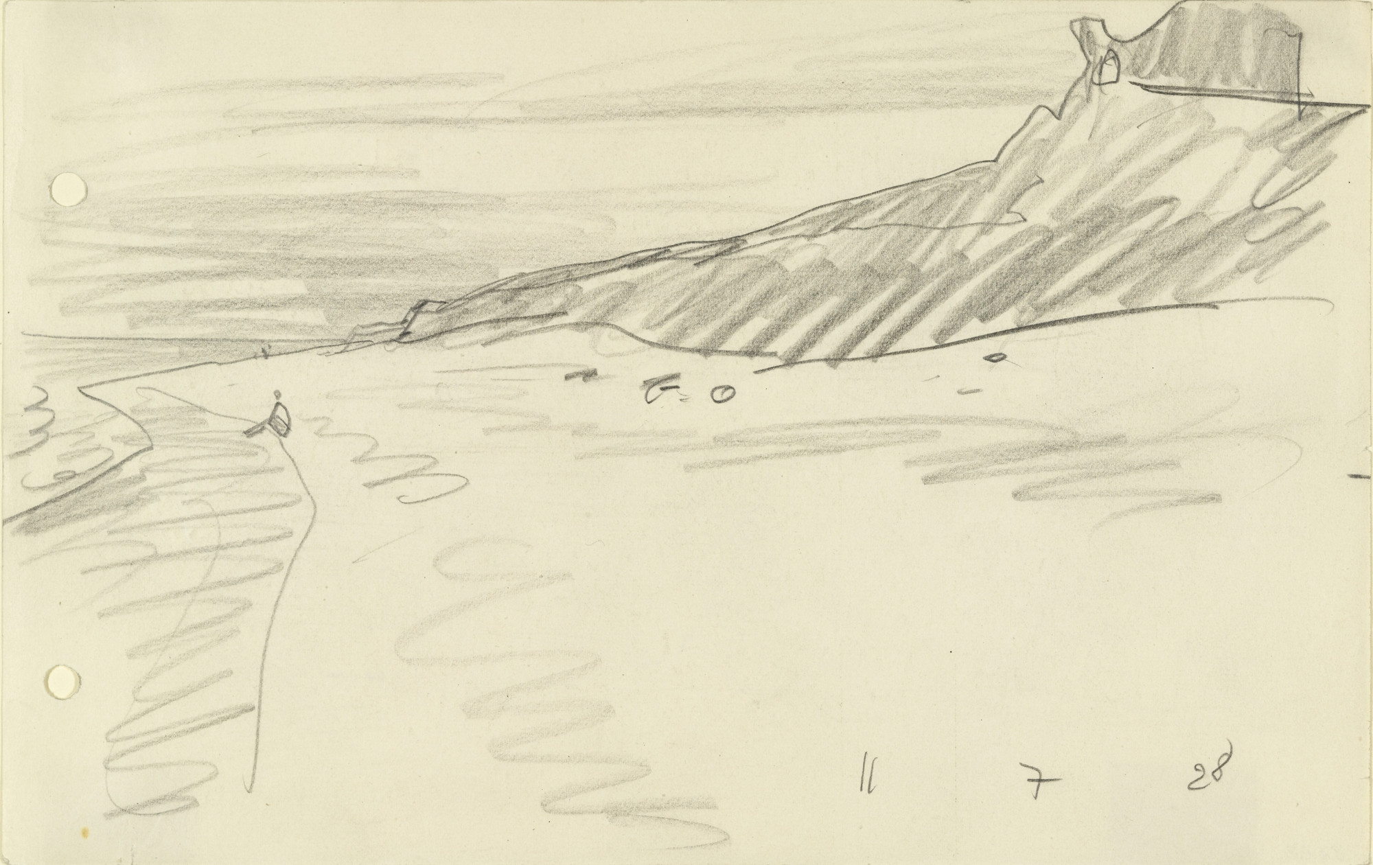 Lyonel Feininger. Cliffs and Sea