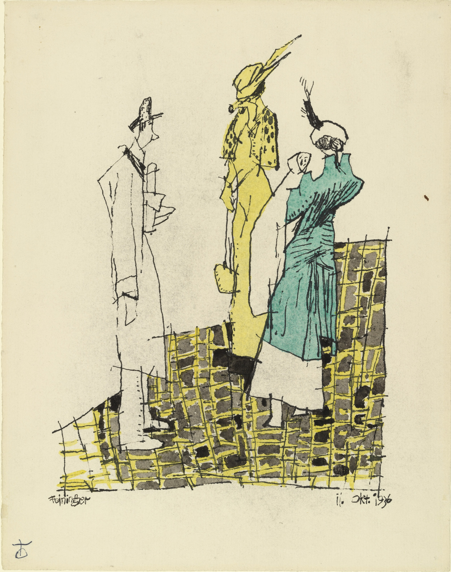 Lyonel Feininger. Figures