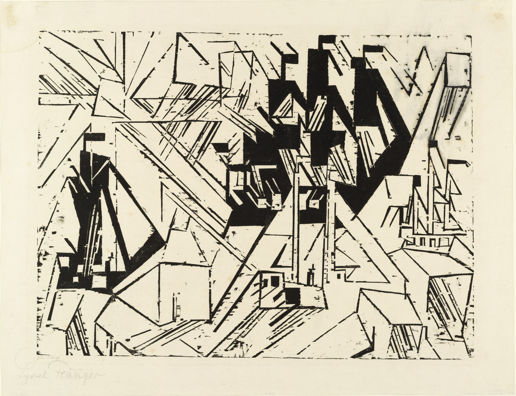 Lyonel Feininger. Marine from The First Portfolio (Die erste Mappe)
