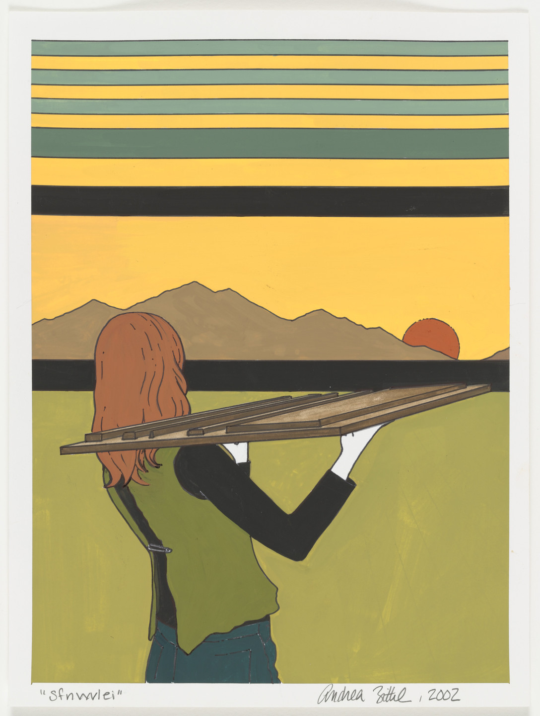 Andrea Zittel. sfnwvlei (something from nothing with very little effort involved) studies #1-6. 2002