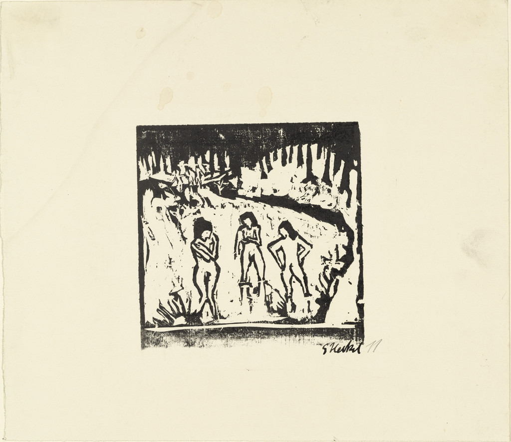 Bathers in the Pond (Badende im Teich)