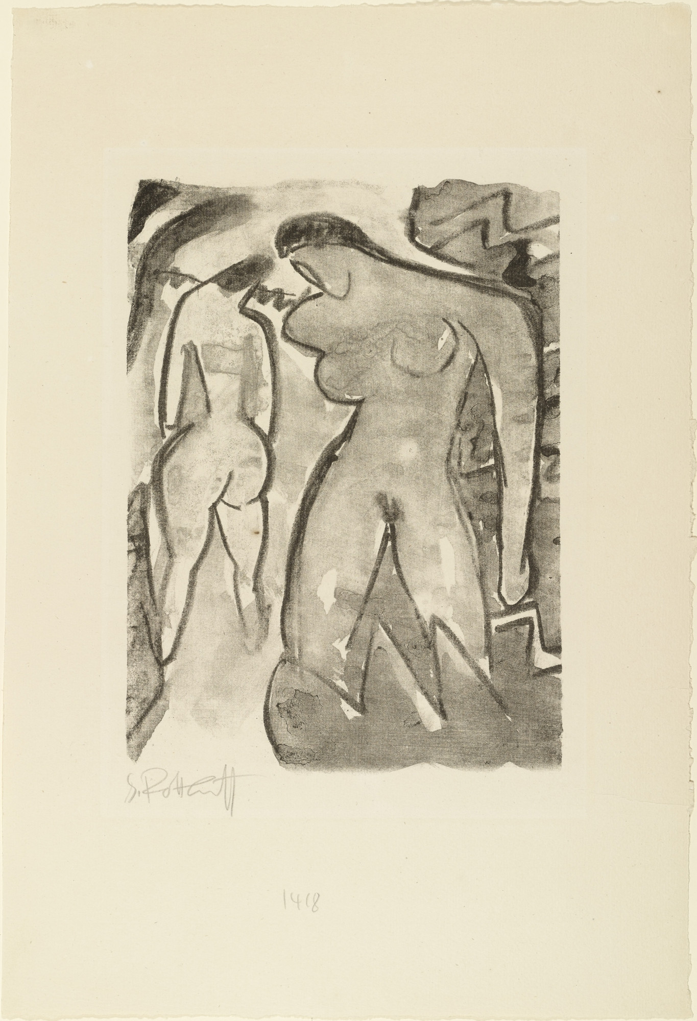 Karl Schmidt-Rottluff. In the Bushes (Am Gebüsch)