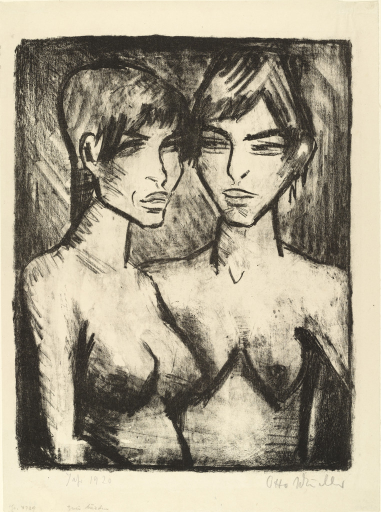 Two Girls - Half Nudes (Zwei Mädchen - Halbakte)