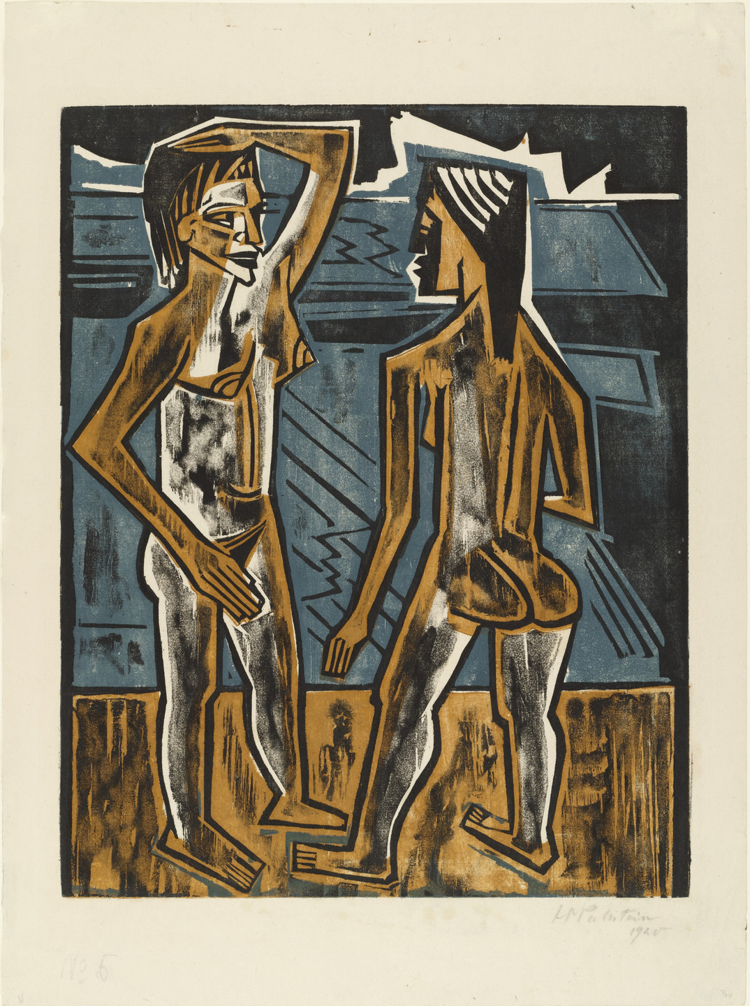 Max Pechstein. Dialogue (Zwiesprache). 1920