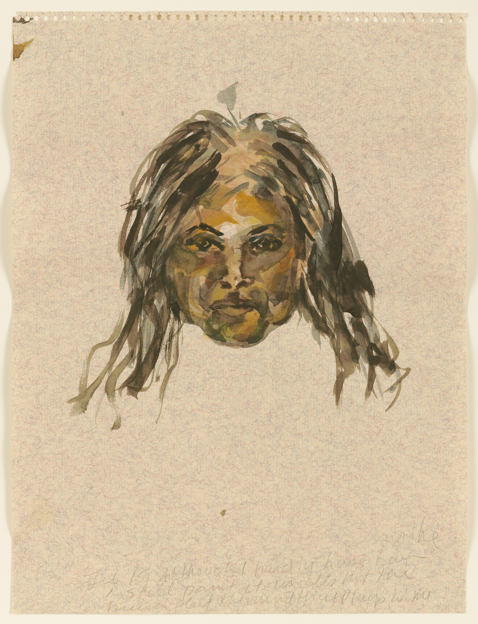 Hannah Wilke. Intra-Venus Face No. 18 
February 15, 1992 
