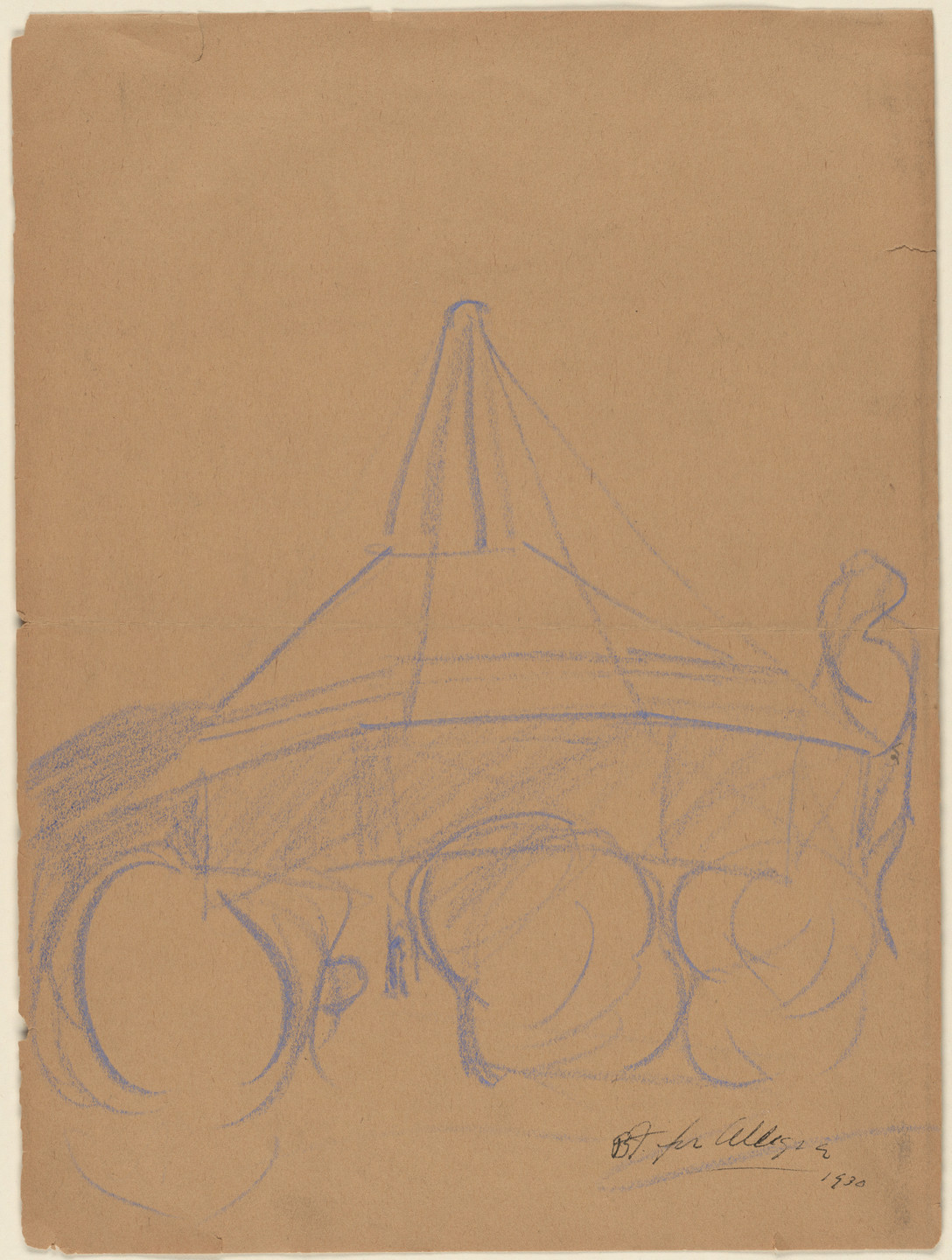 R. Buckminster Fuller. Dymaxion House, project (Perspective). 1930