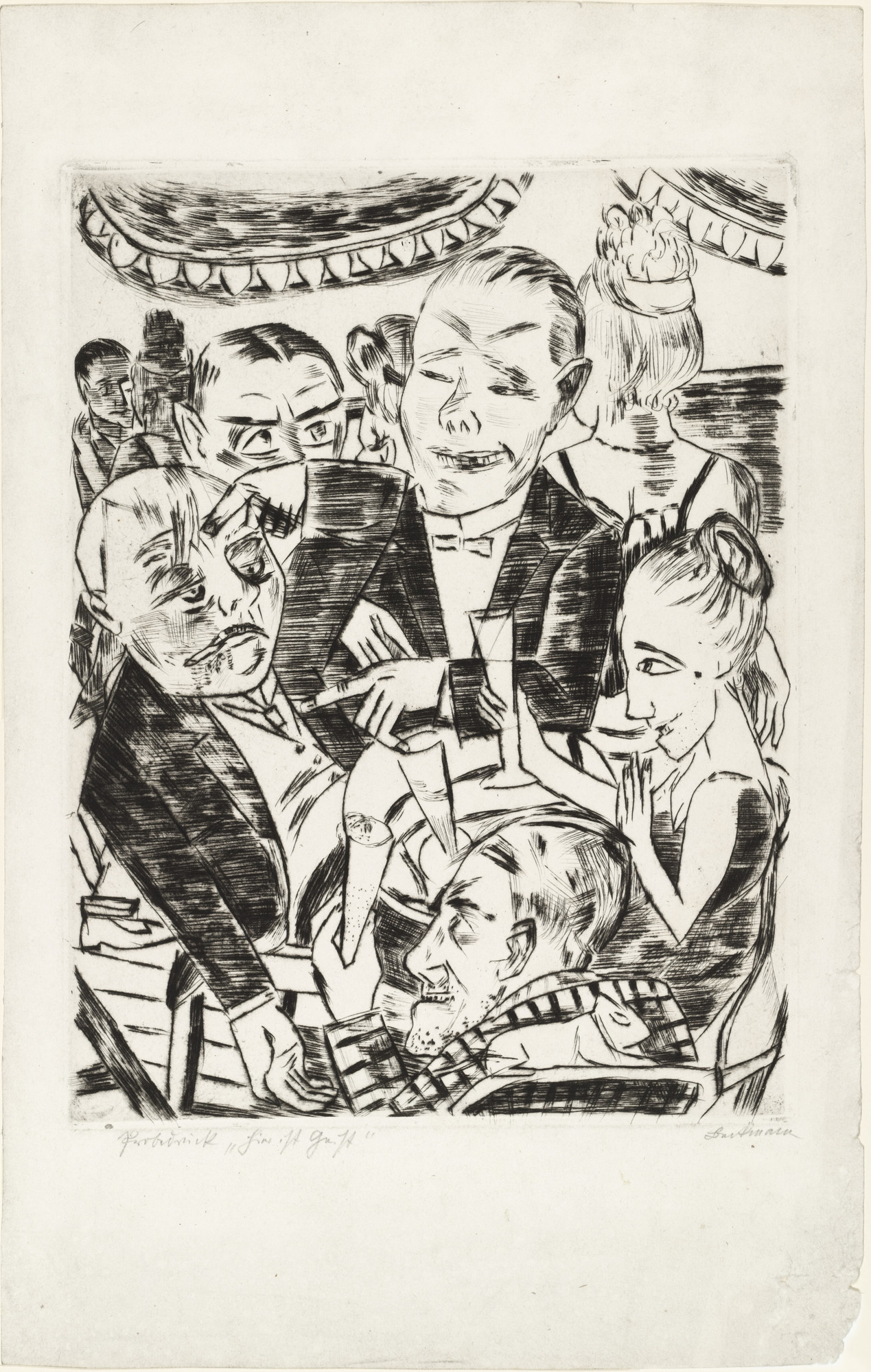 Max Beckmann. Here Is Intellect (Hier ist Geist)
