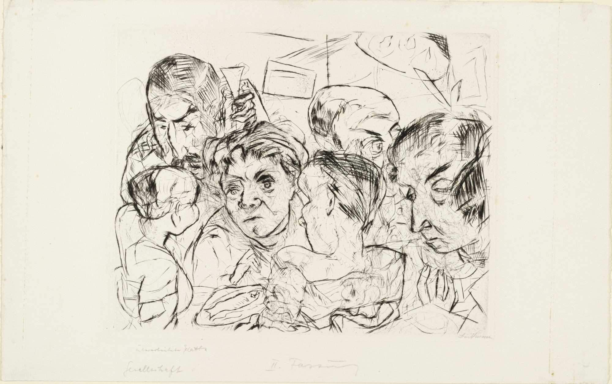 Max Beckmann. Society 1915